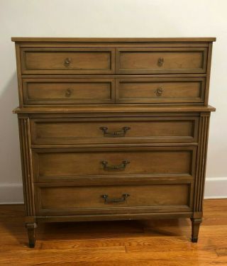 Vintage Chest Of Drawers - - White Fine Furn Co - - Mid Century Mod