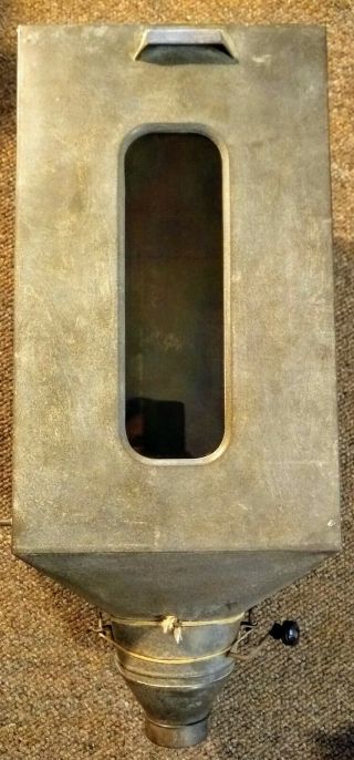 Mcdougall Hoosier Cabinet Tin Flour Sifter Bin Glass Kitchen Vintage Antique