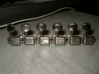 Vintage 1964 - 67 Fender Kluson Deluxe Double Line Tuner Set - Strat Tele -