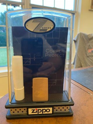 Zippo Lighter Copper Z Series With Case - Production 819/10188 A