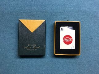 Coca Cola Lighter 1963 Deluxe Hadson Blue Bird Music “dixie”