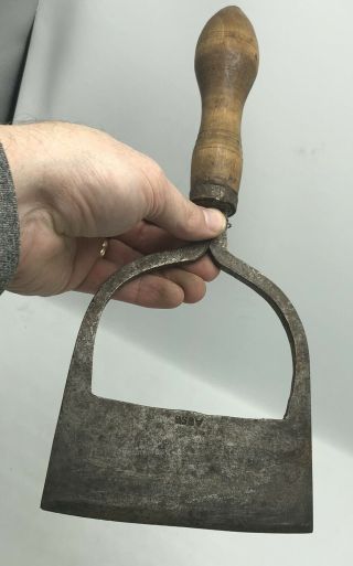 Vintage Antique Metal Kitchen Food Chopper Tool Knife Blade Cutter Absb 26