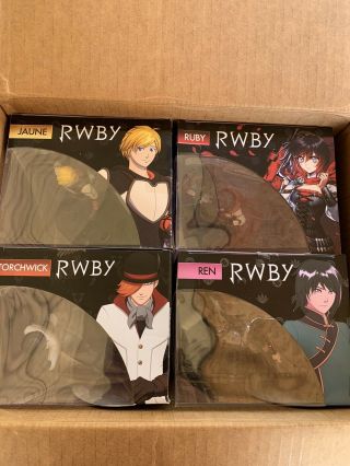 Rwby Mcfarlane Toys Rooster Teeth Ruby Ren Jaune Torchwick