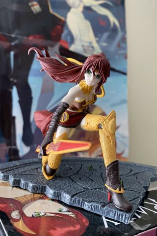 Rwby Pyrrha Nikos Figure Rooster Teeth - Mcfarlane Toys Comes