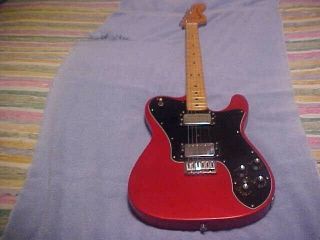 Vintage 1974 Fender Telecaster Deluxe And Hard Shell Case