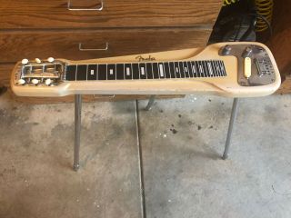 Vintage 1950’s Fender Studio Deluxe Model Steel Guitar In Case