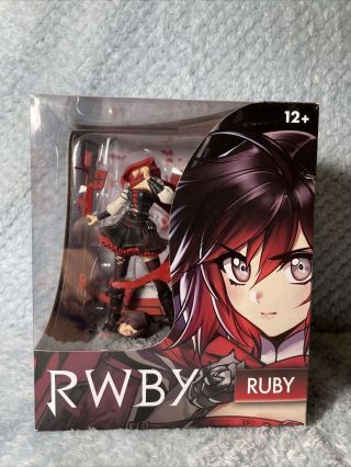 Rwby Ruby Rose Figure Rooster Teeth Series 4 Mcfarlane Toys Figure