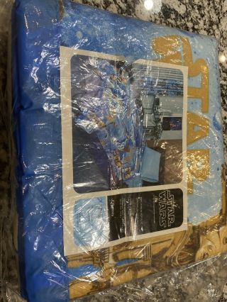 Vintage 1977 Stars Wars Fleece Blanket In Never Opened.