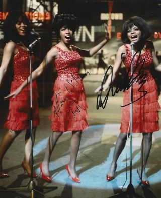 Motown Legends Diana Ross Mary Wilson Signed 8x10 The Supremes Baby Love Stop