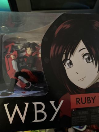 Mcfarlane Rwby Series 1 Figure Ruby Rose Box