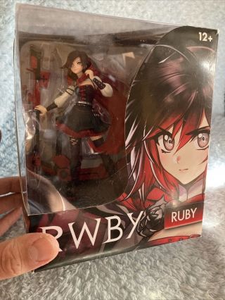 Box Rwby Ruby Rose Figure Rooster Teeth Series 4 Mcfarlane Toys